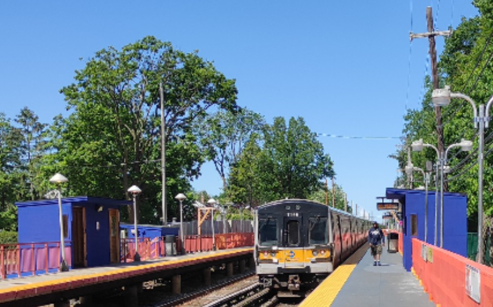 铁路摄影20200531美国纽约长岛铁路mineola站拍车合集