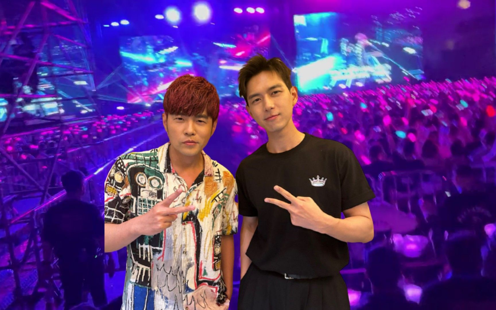 李现晒看周杰伦演唱会视频,开心跟唱应援,郑恺林书豪郭艾伦也在