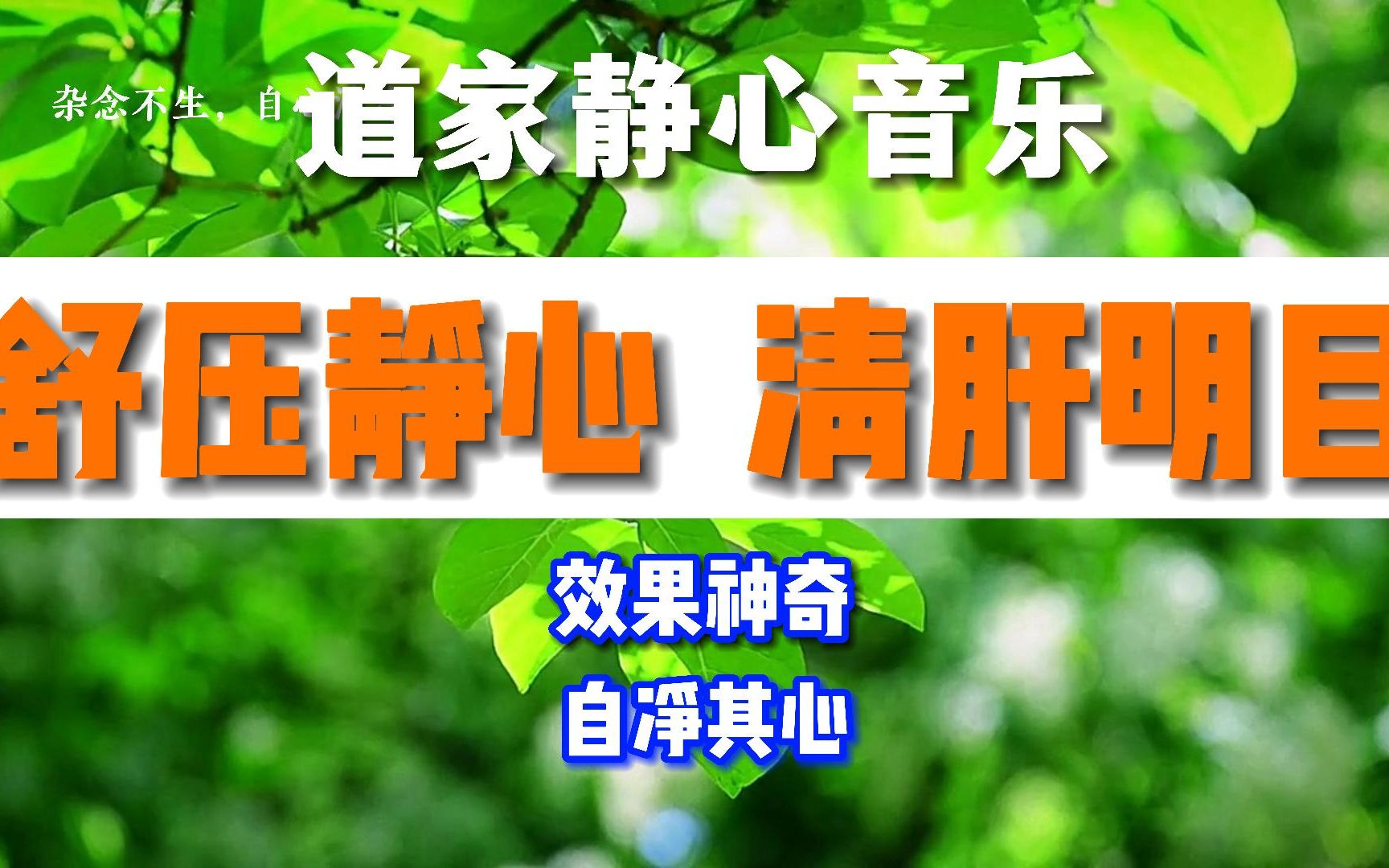 [图]道家静心音乐，减压放松，舒肝明目，效果神奇，建议收藏！