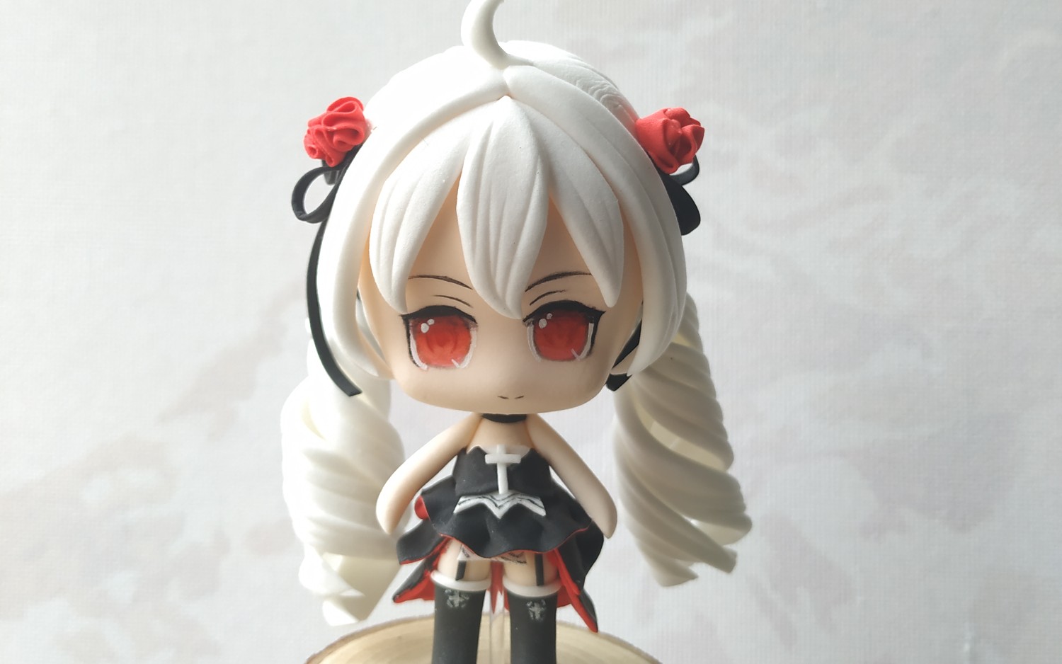 【粘土手办】崩坏3德丽莎月下初拥q版超轻粘土手办教程