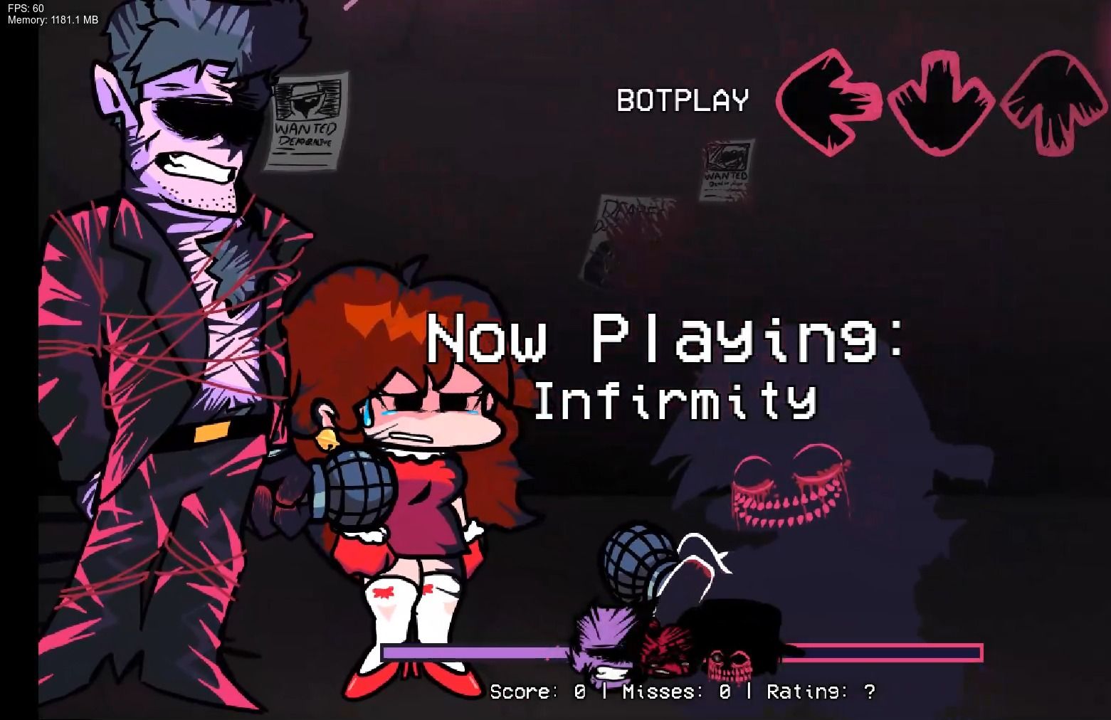 fnf corruption infirmity_charted