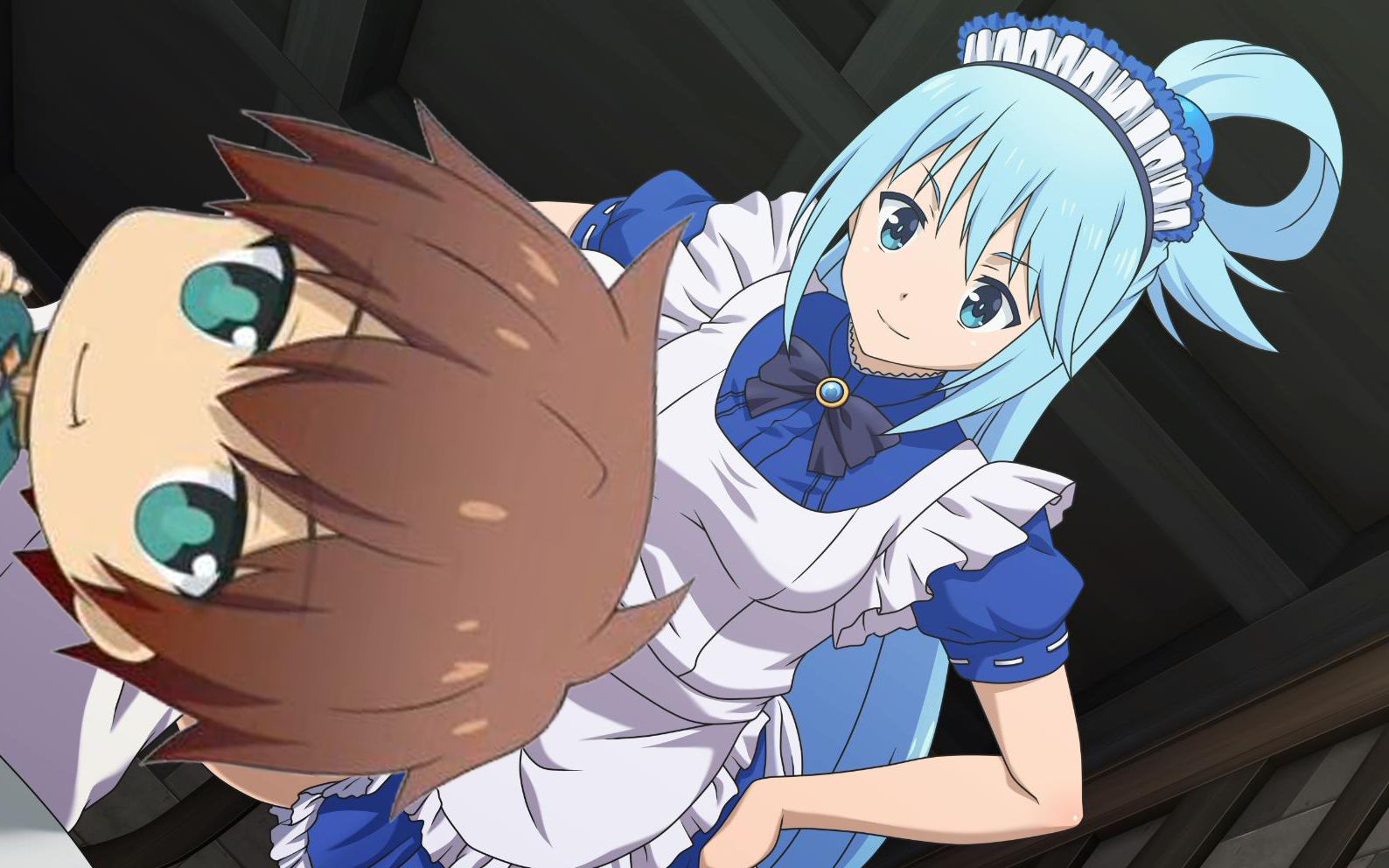 中字素晴阿库娅的女仆装奖励