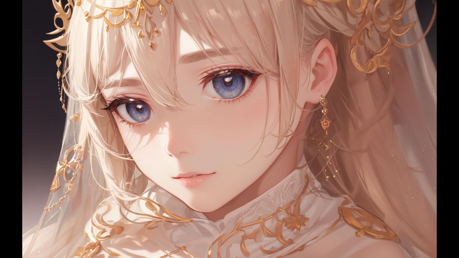 【ai】黄金魔法 超美超清美女壁纸 原图图包-[004]