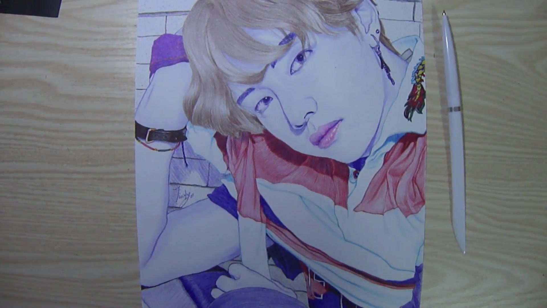 手绘 金泰亨(bts)