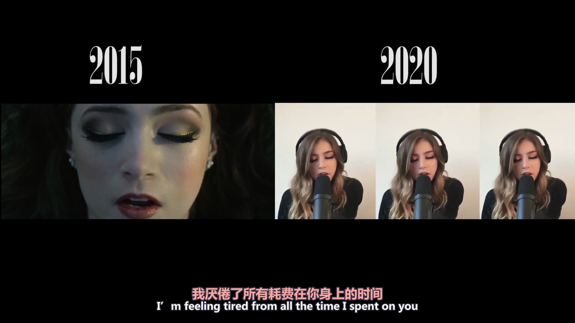 [图]【中英字幕】2015 VS 2020《dreaming alone》Taka就是逆生长