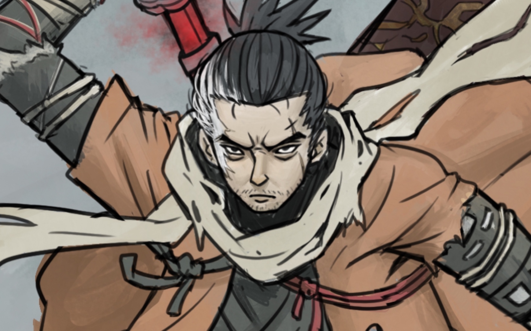 ken板绘只狼同人