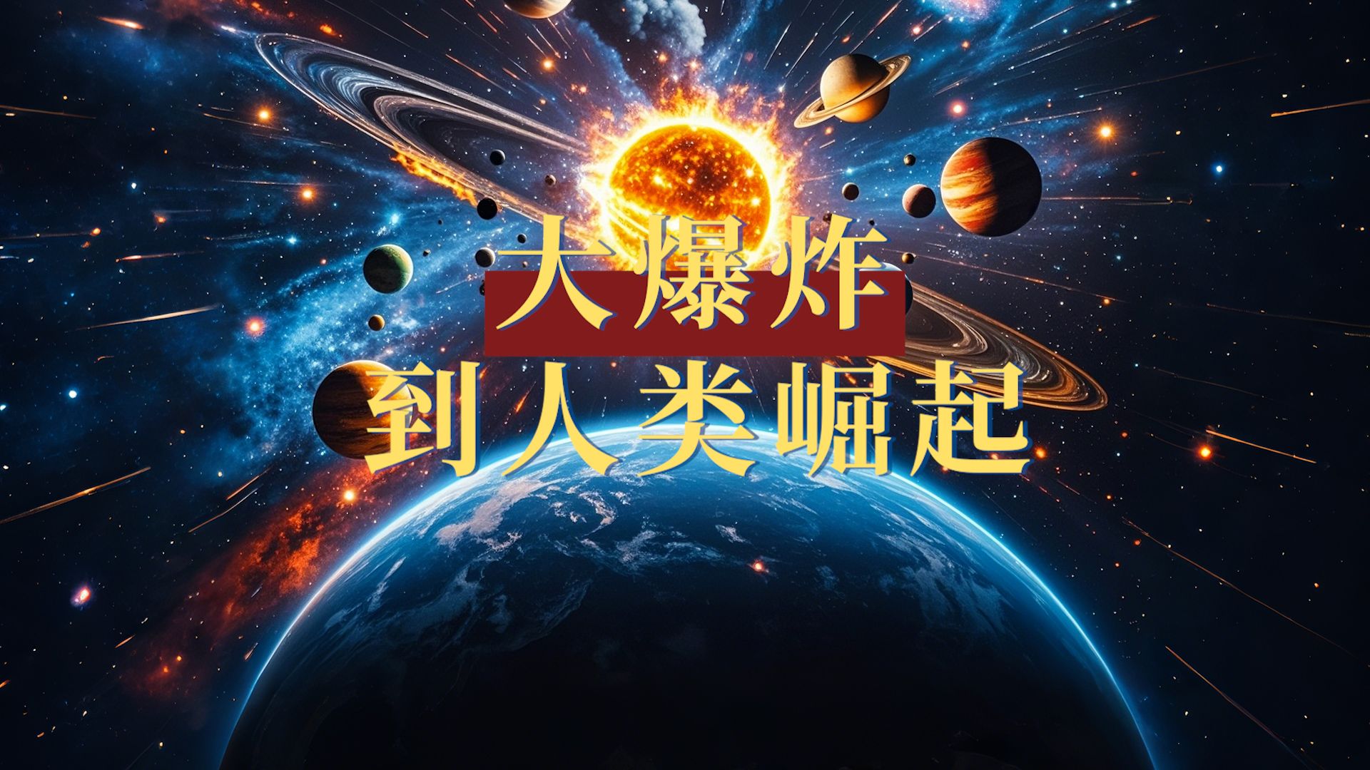 [图]一口气从宇宙大爆炸讲到人类崛起！