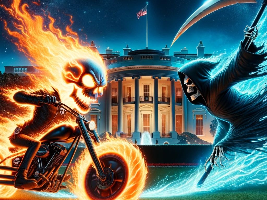 恶灵骑士vs死神 超然bgm,喵喵侠被困地狱,恶灵骑士救援,大战一触即发!