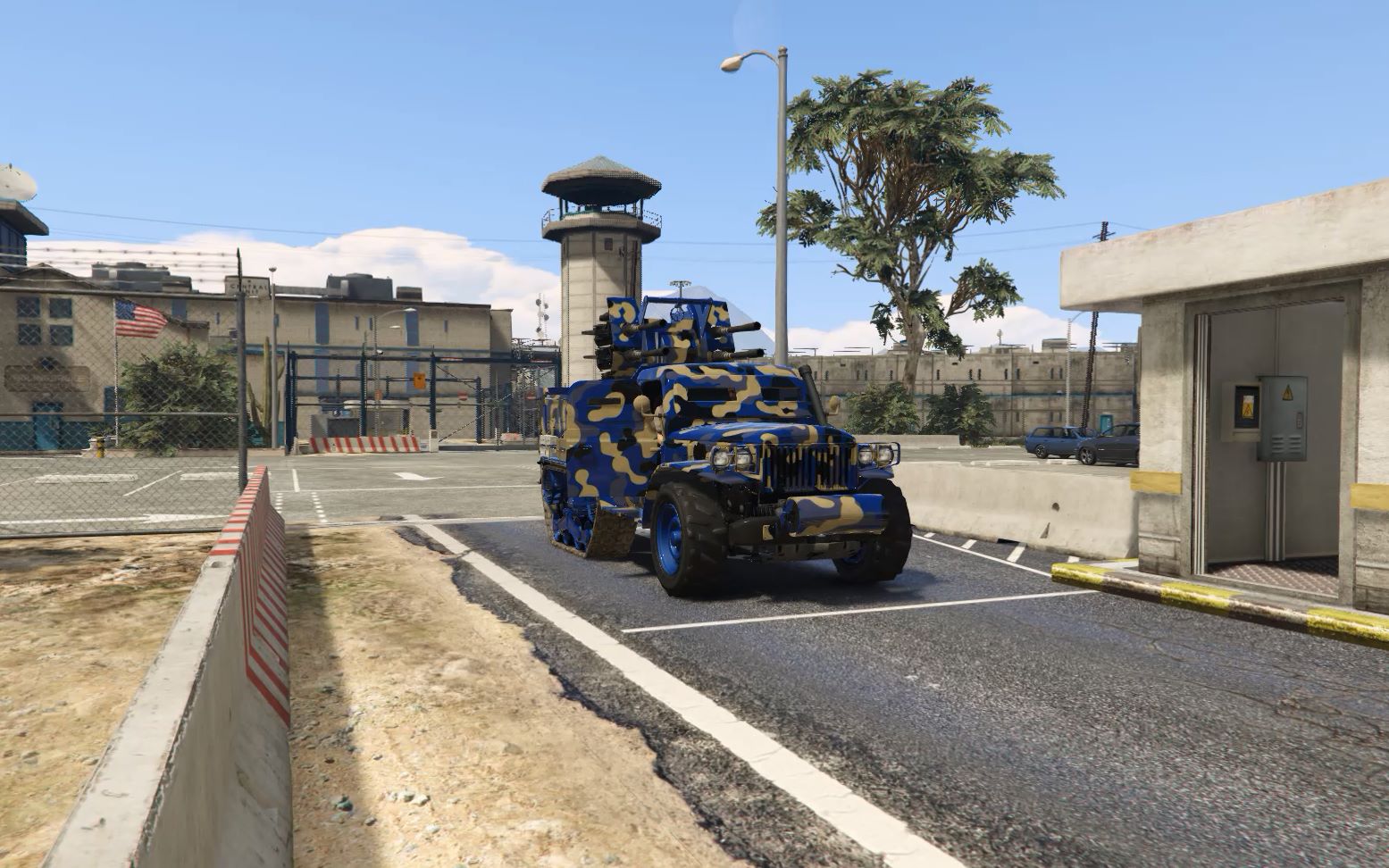 【gta5线上】电影视角下的越狱,卡伴履战车,光头机枪位