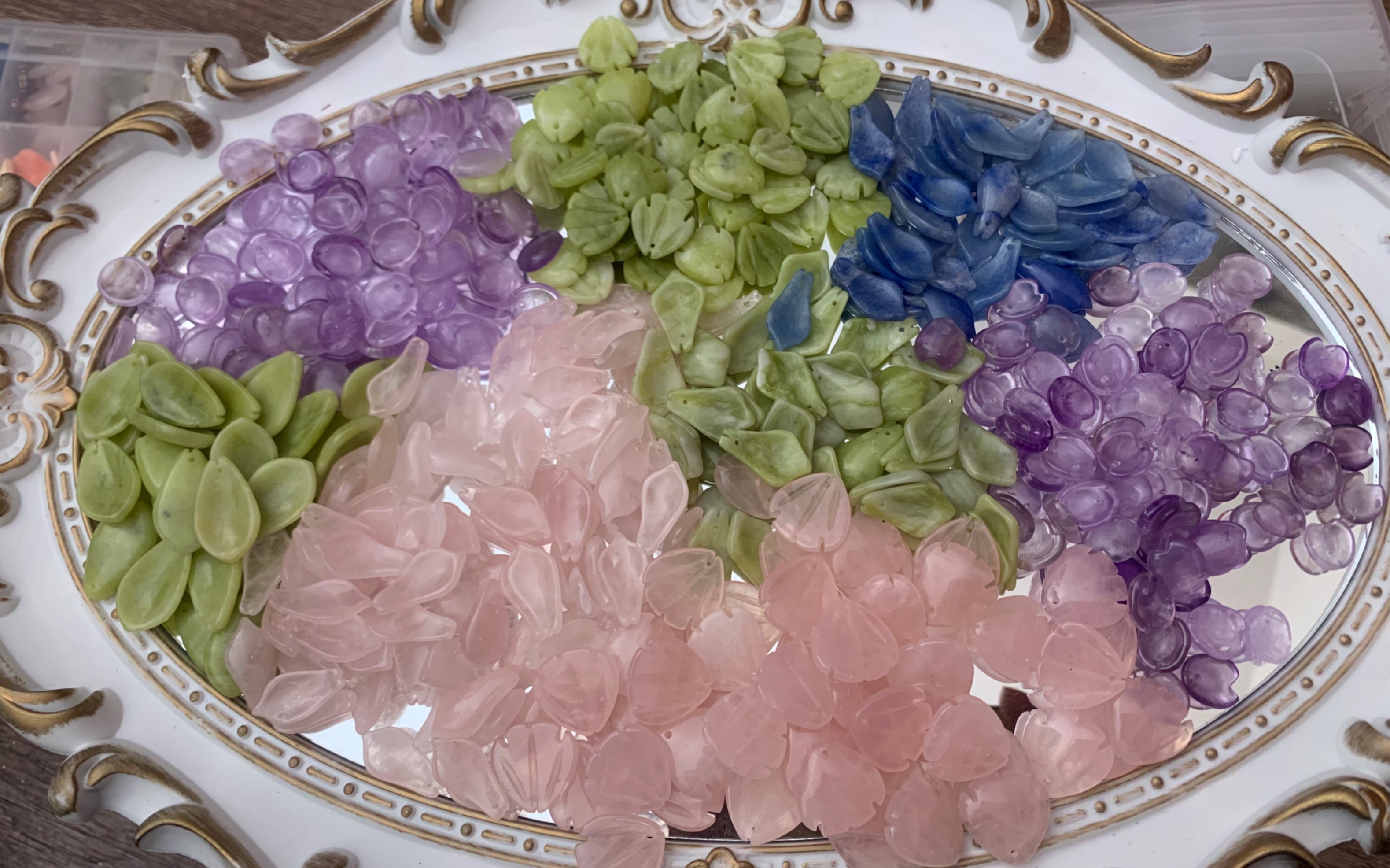 半退坑出材料天然石花瓣(二)