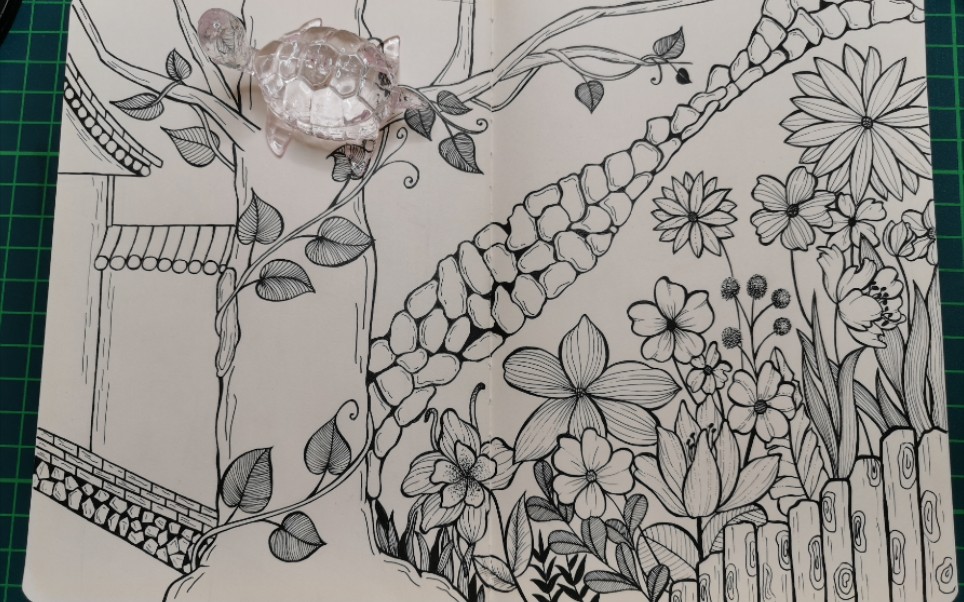 【线描画】～我的秘密花园12