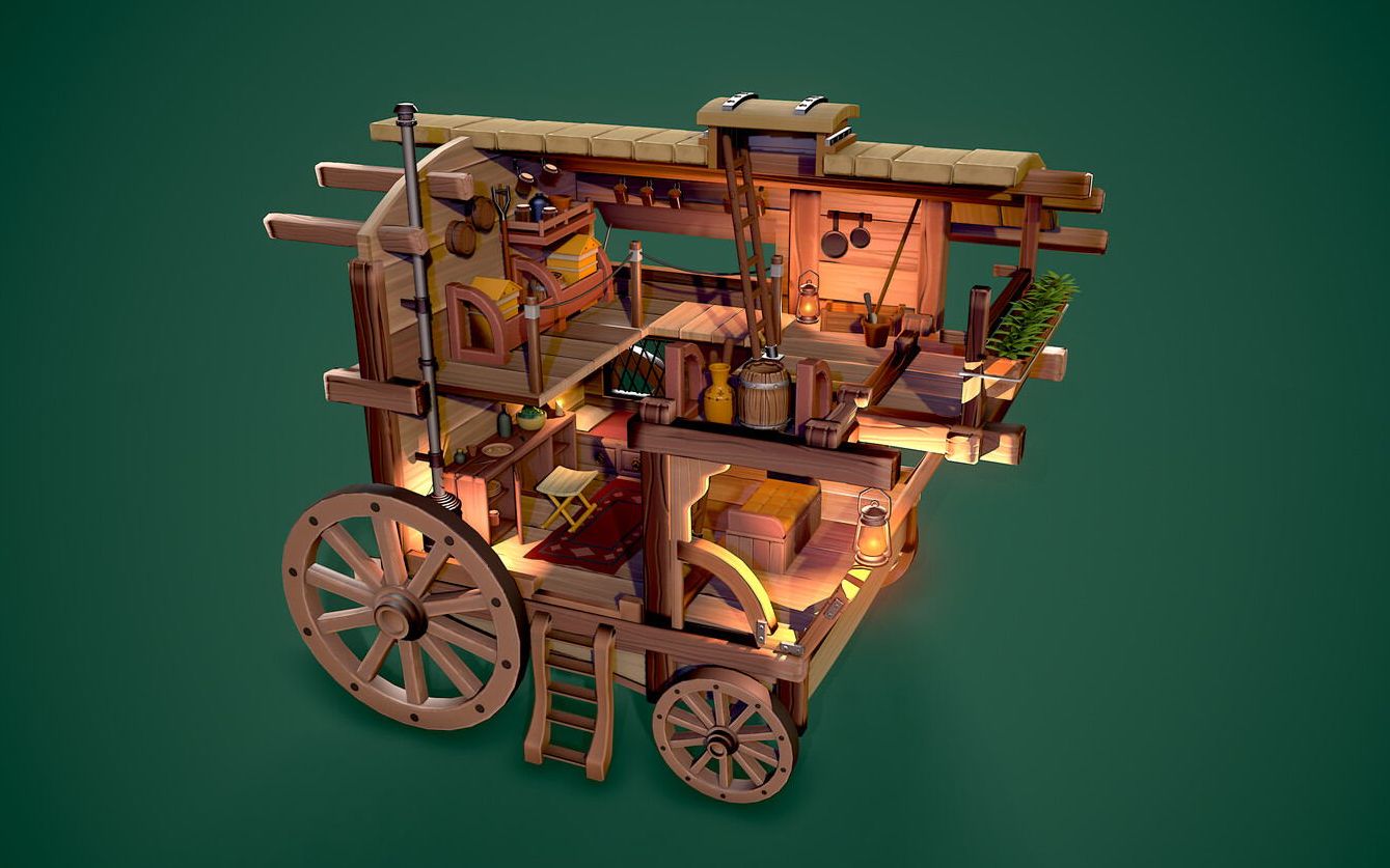 3dmax迷你小房子建模-max零基础场景建模