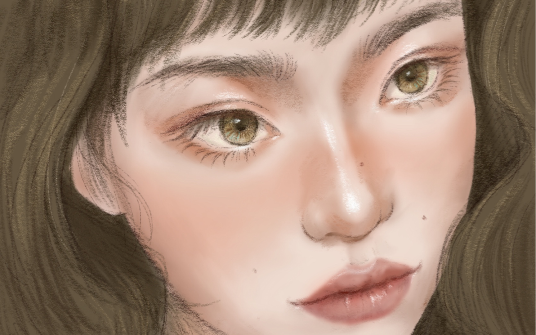 摸鱼sketchbook妙笔生花绘画过程ipad画画