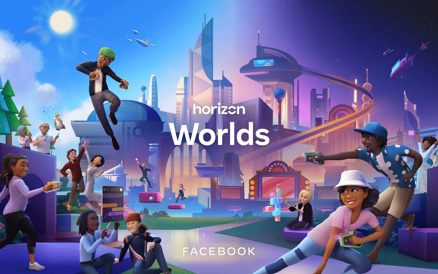 Facebook的VR社交平台Horizon更名为“Horizon Worlds”并设立1000万美元奖金以鼓励创作者哔哩哔哩bilibili