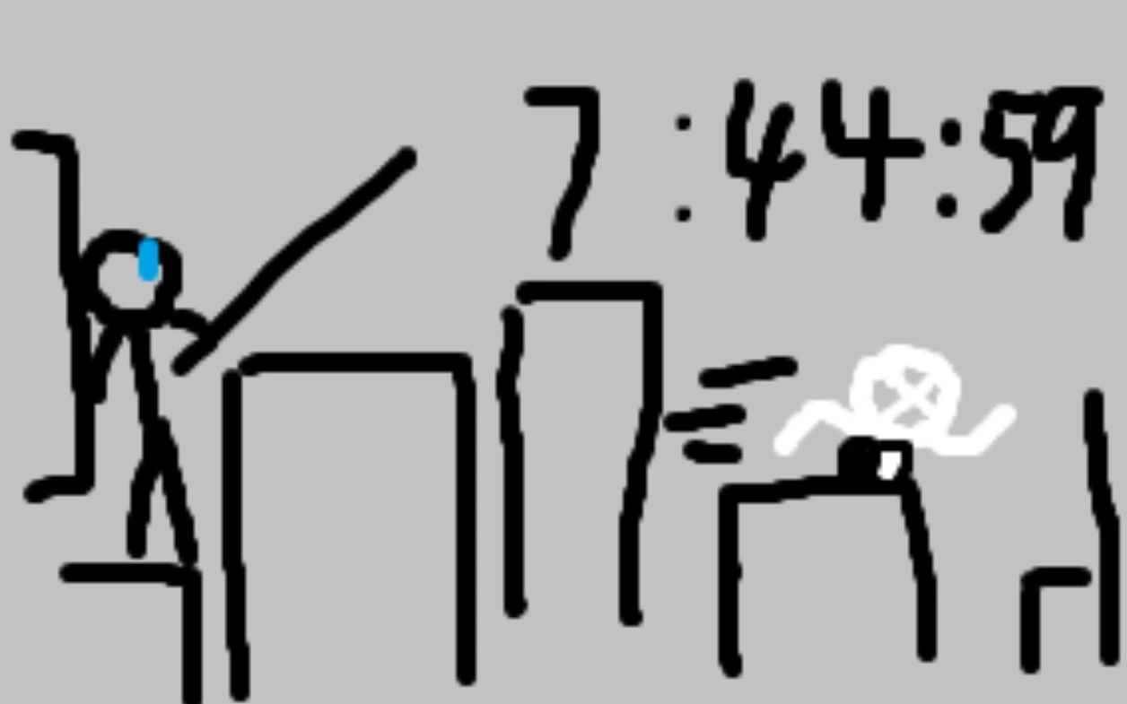 【火柴人短片】上学