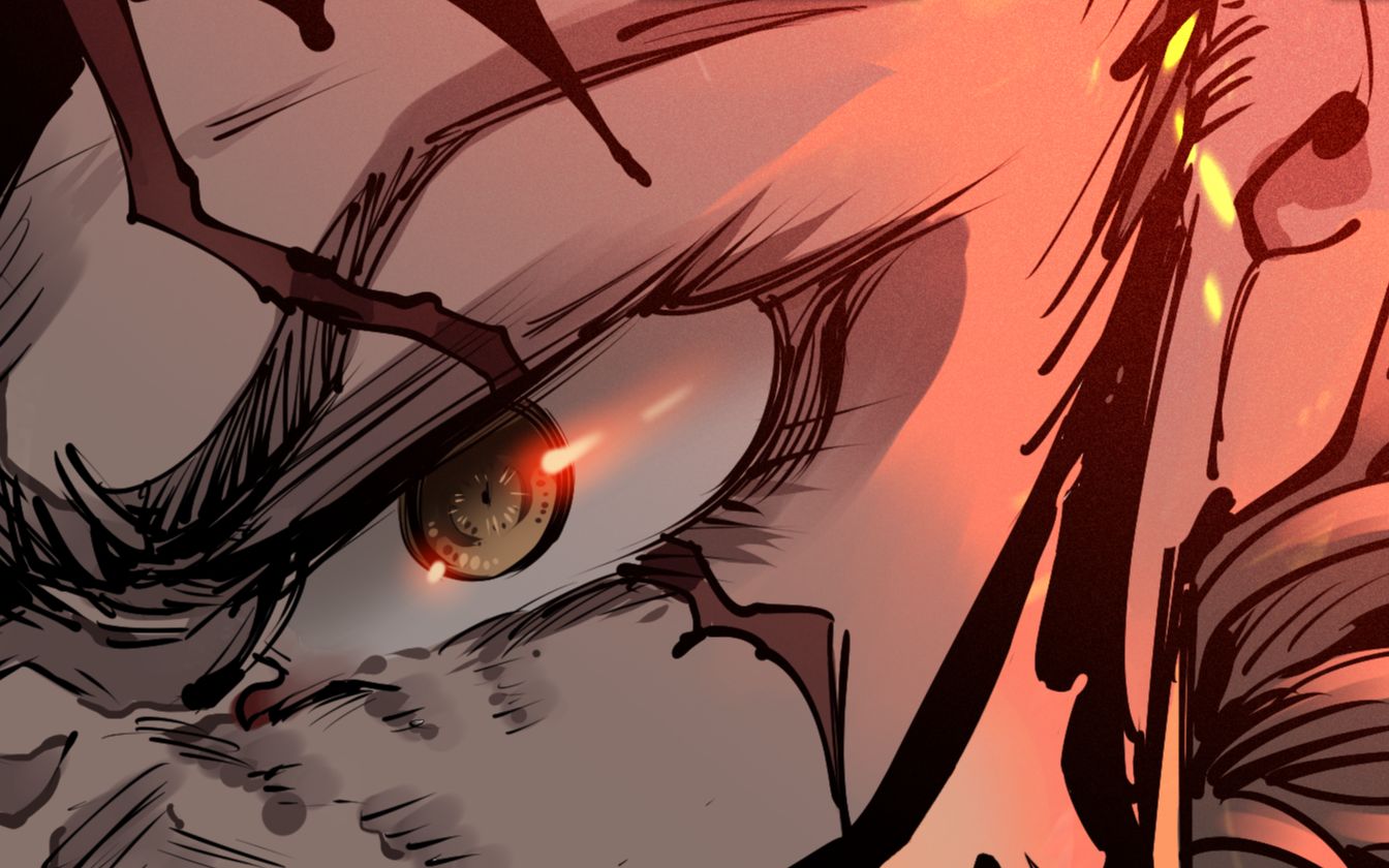 我是人类更是吸血鬼勾线流程——刀疤