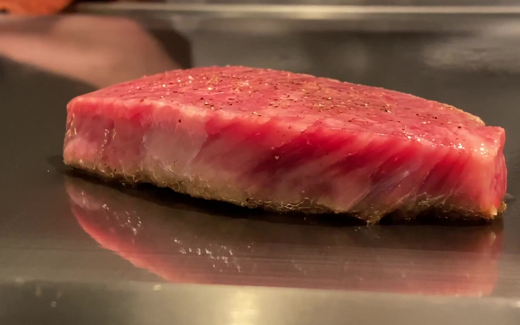 a5omibeefsteaklunchitalianstylewagyuteppanyakiyoshiyainkyoto