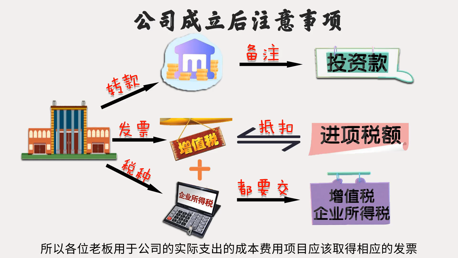 新公司成立后注意事项少走弯路,关注我了解更多财税知识.哔哩哔哩bilibili