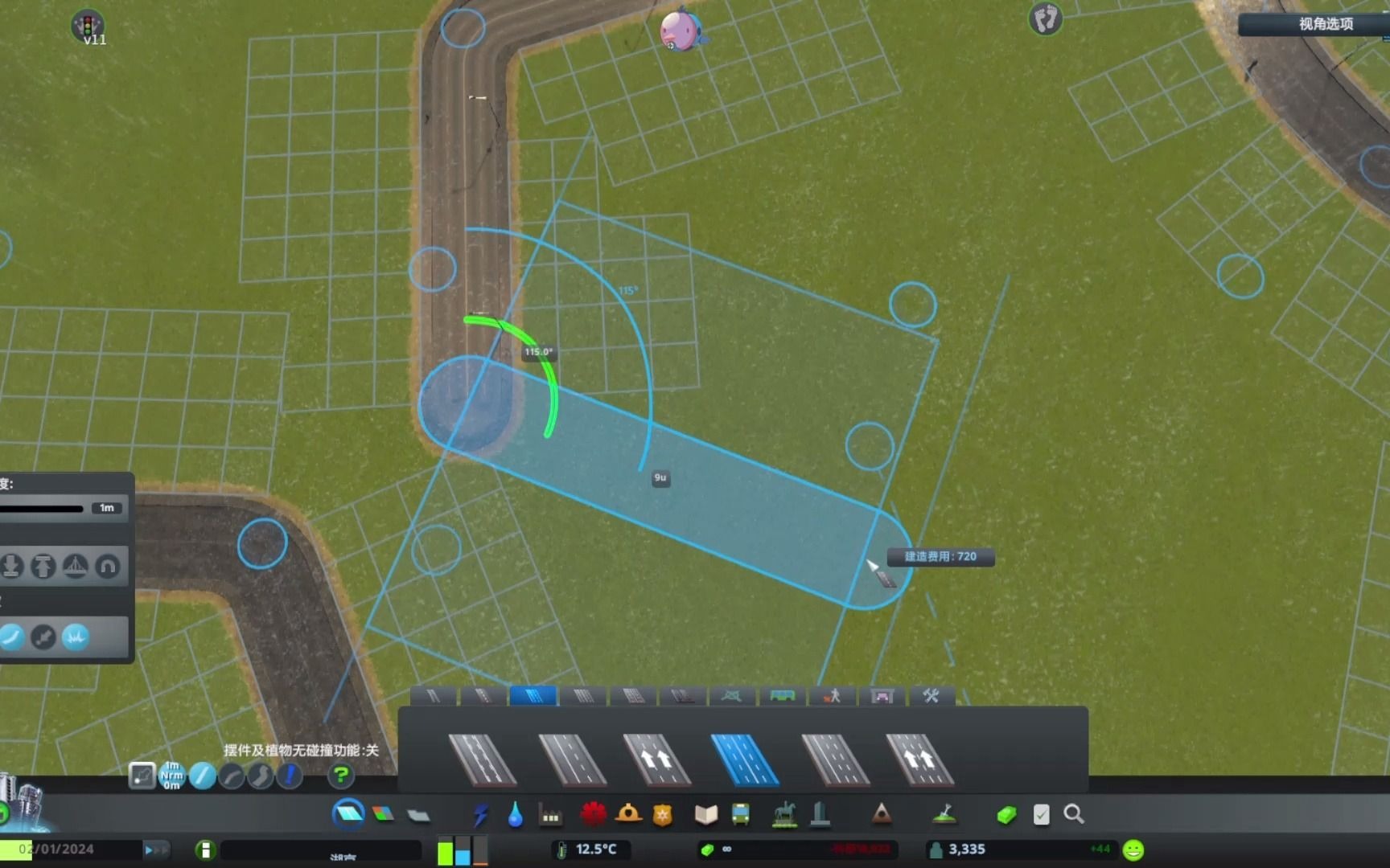 citiesskylines都市天际线放射性道路的规划探究堵车与路线之际的关系