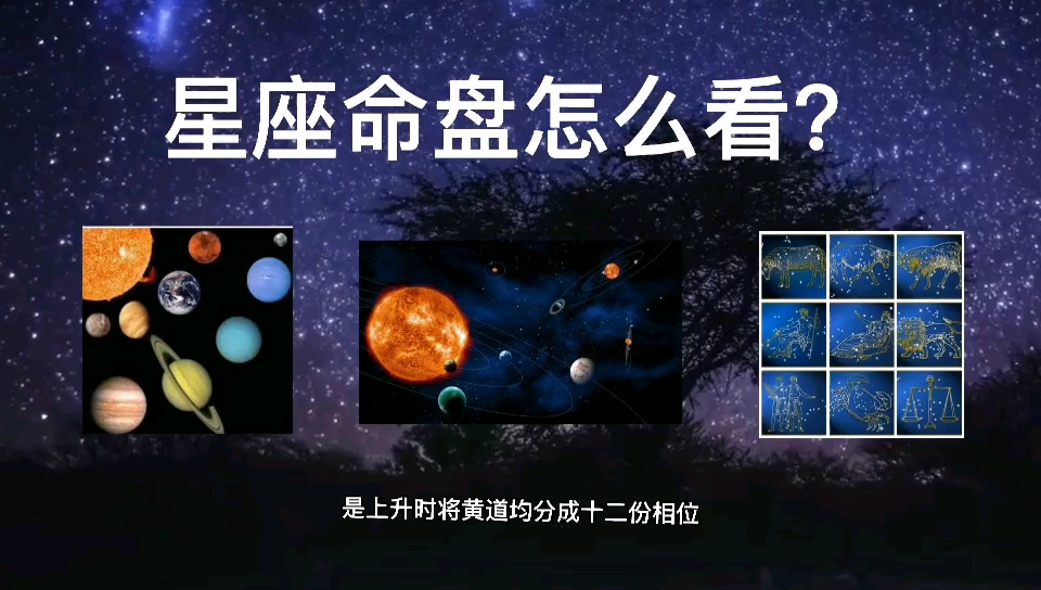 星座命盘怎么看?哔哩哔哩bilibili