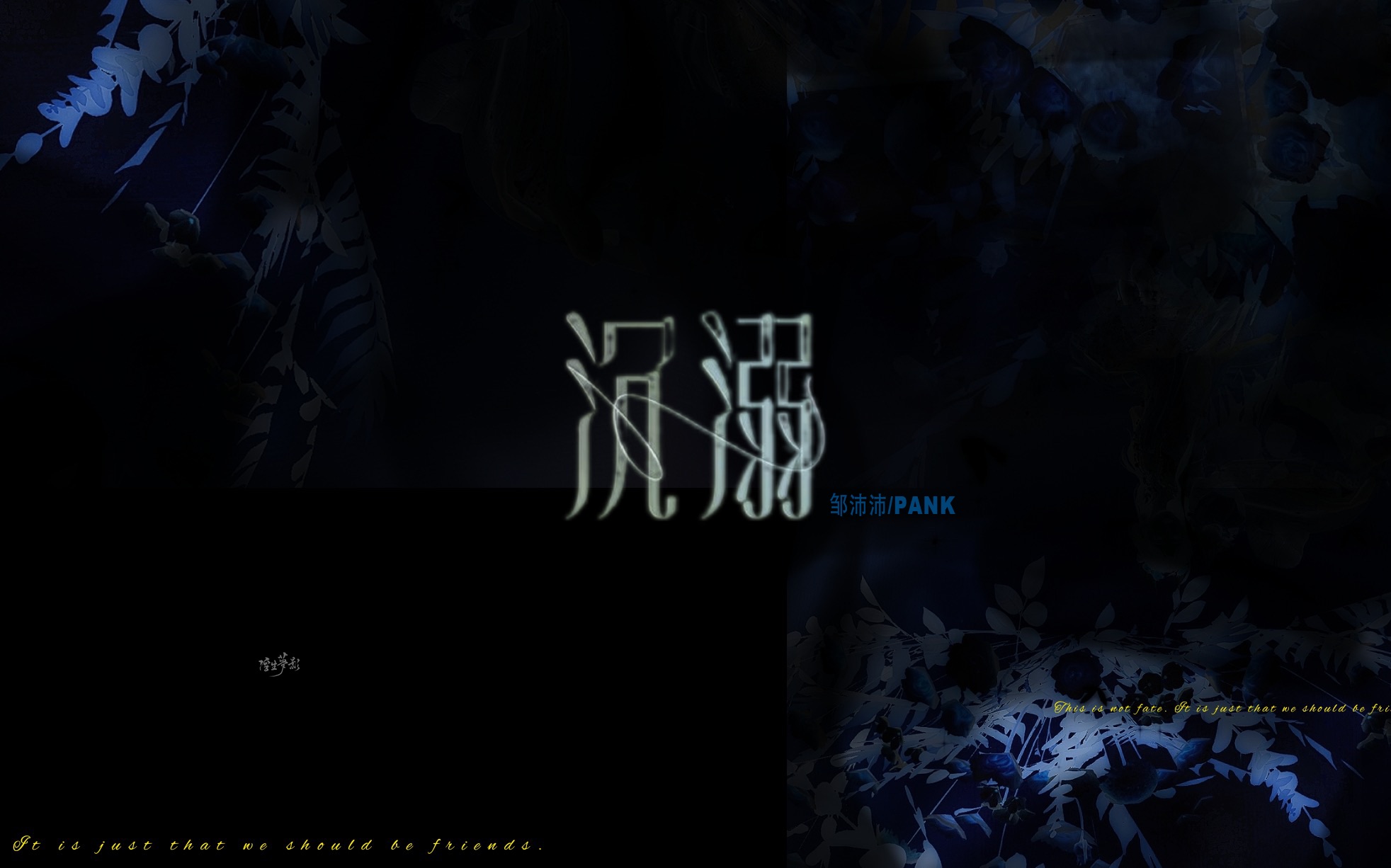 沉溺-邹沛沛/pank|动态歌词排版