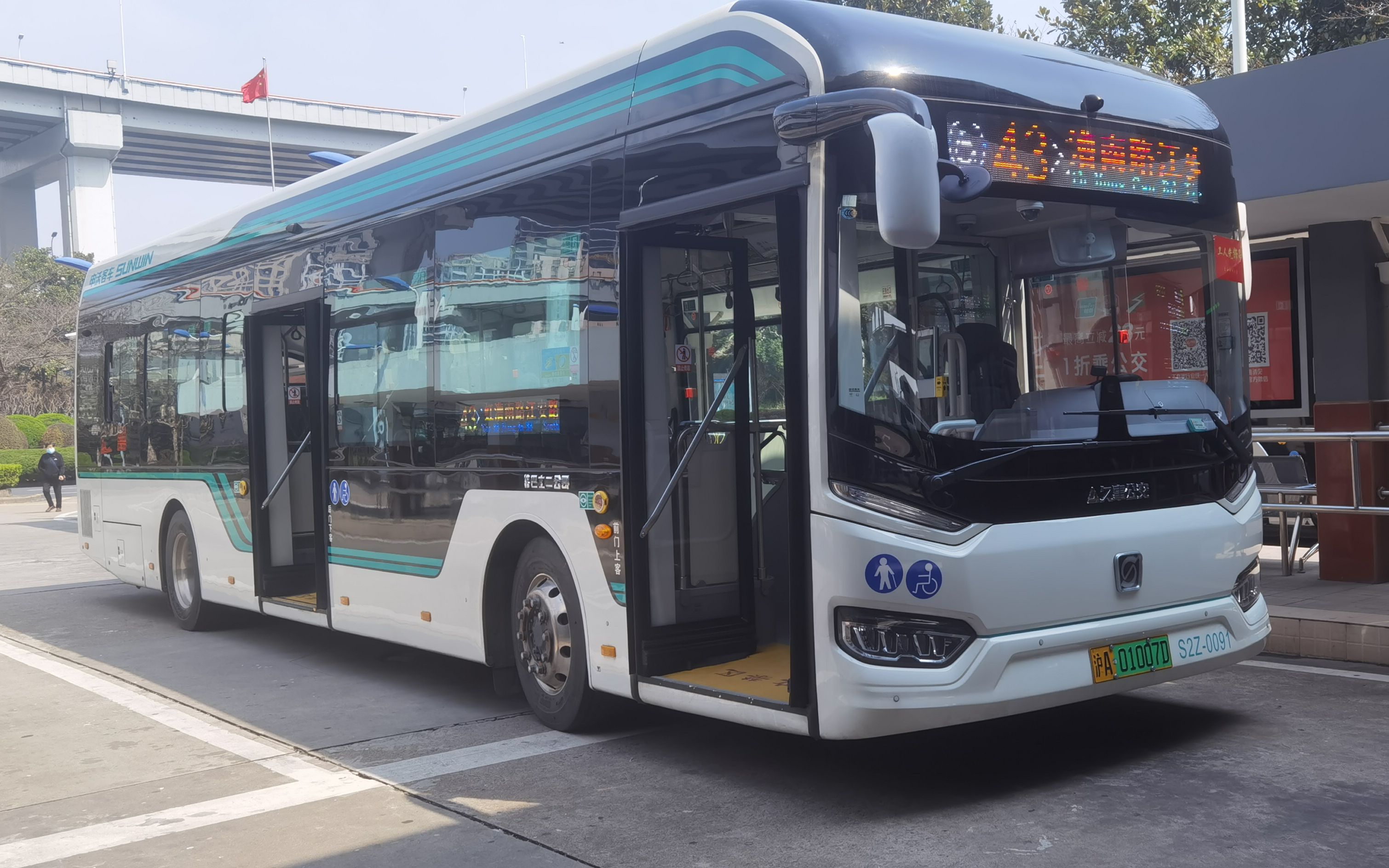 43路 s2z-0091 南浦大桥→虹漕南路江安路 非全程