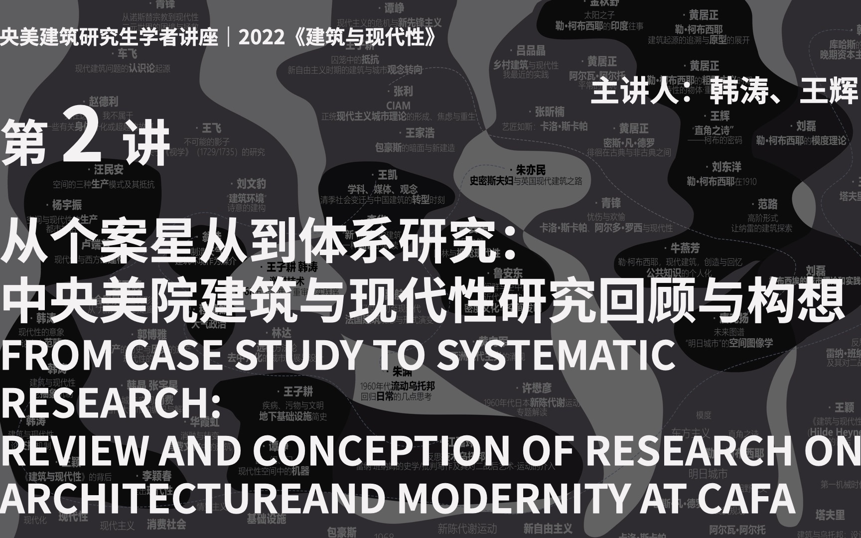 [图]2022建筑与现代性｜第二讲｜从个案星从到体系研究： 中央美院建筑与现代性研究回顾与构想