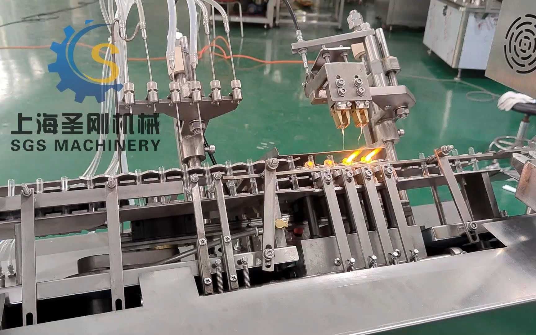 双针蠕动泵安瓿灌装机 直管瓶熔封机