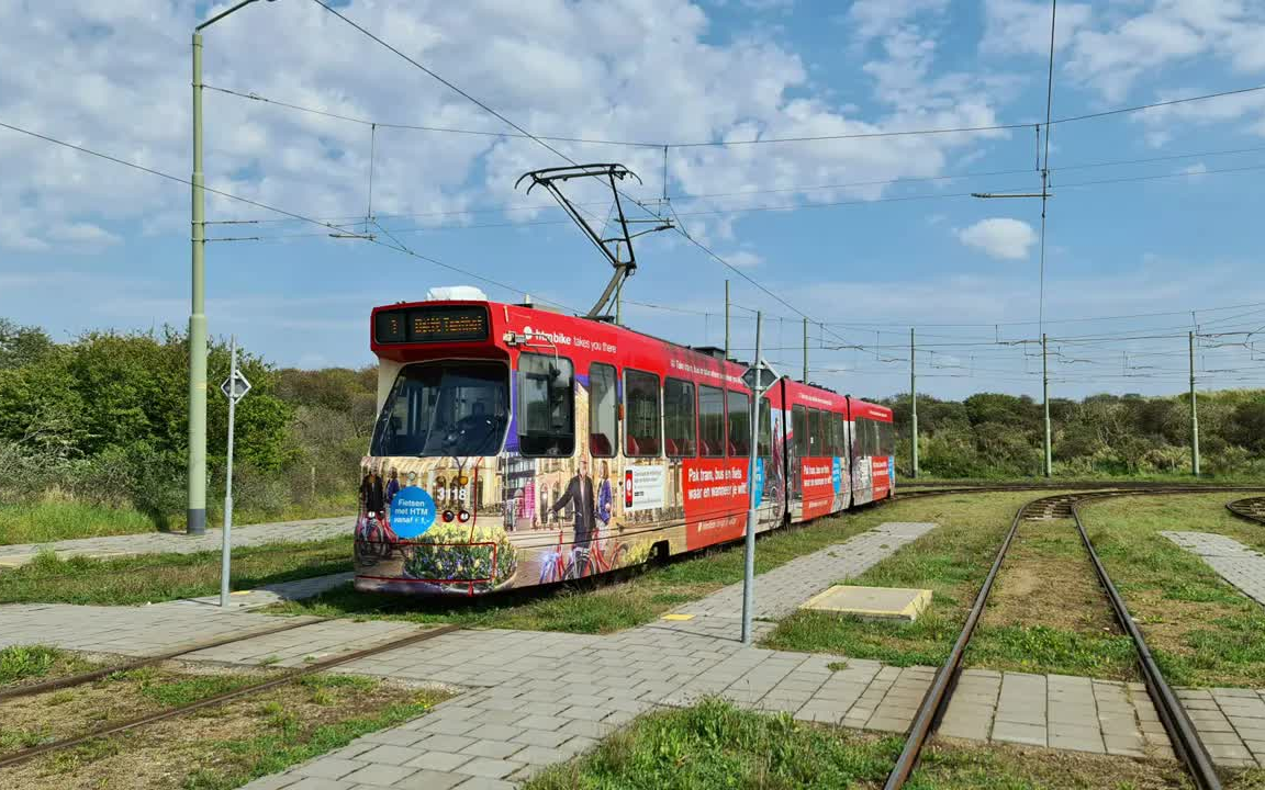 60【前面展望】【荷兰有轨电车】舍维宁根 - 阿布茨沃德公园 [htm