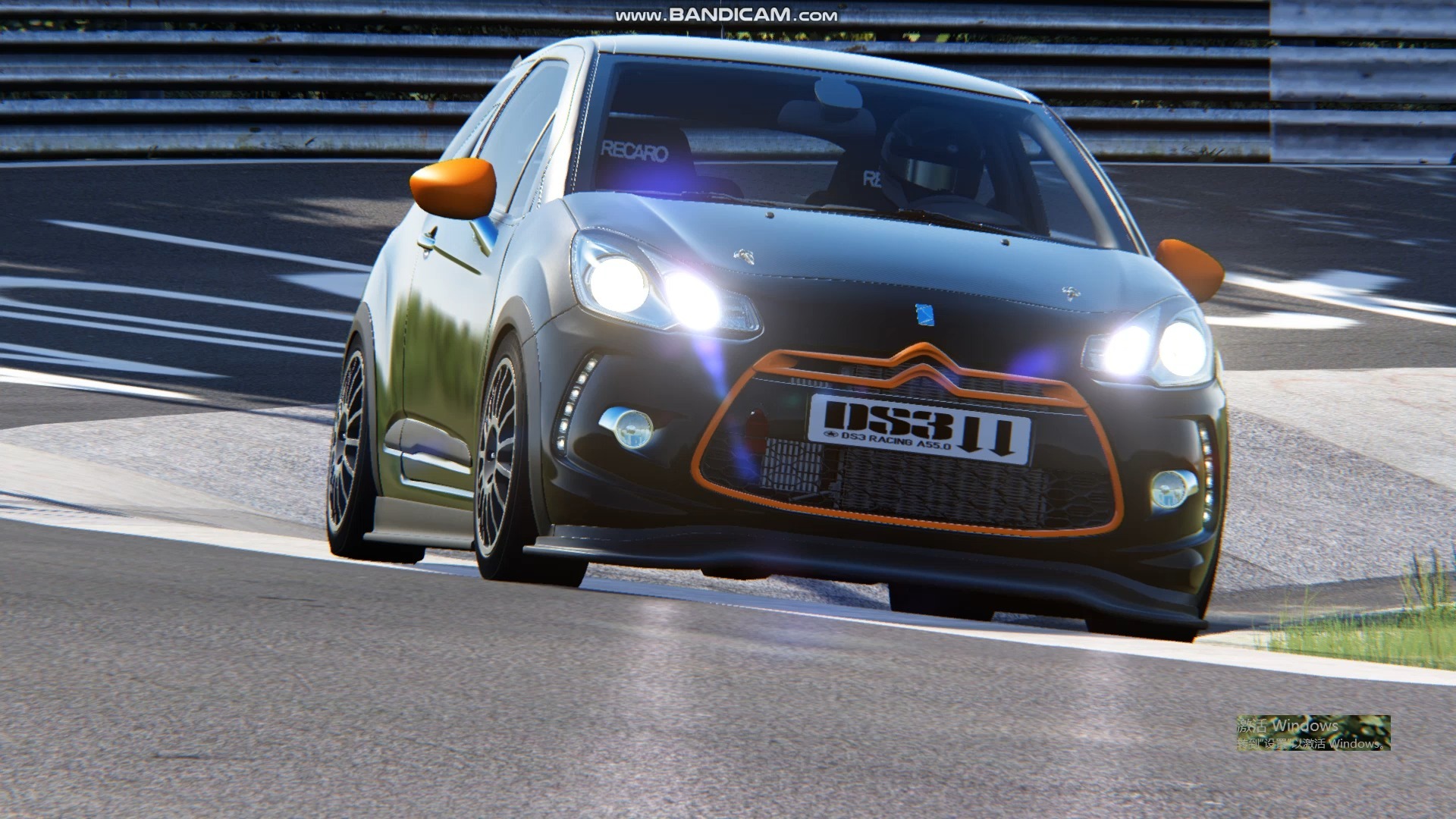 雪铁龙ds3纽北赛道刷圈花絮