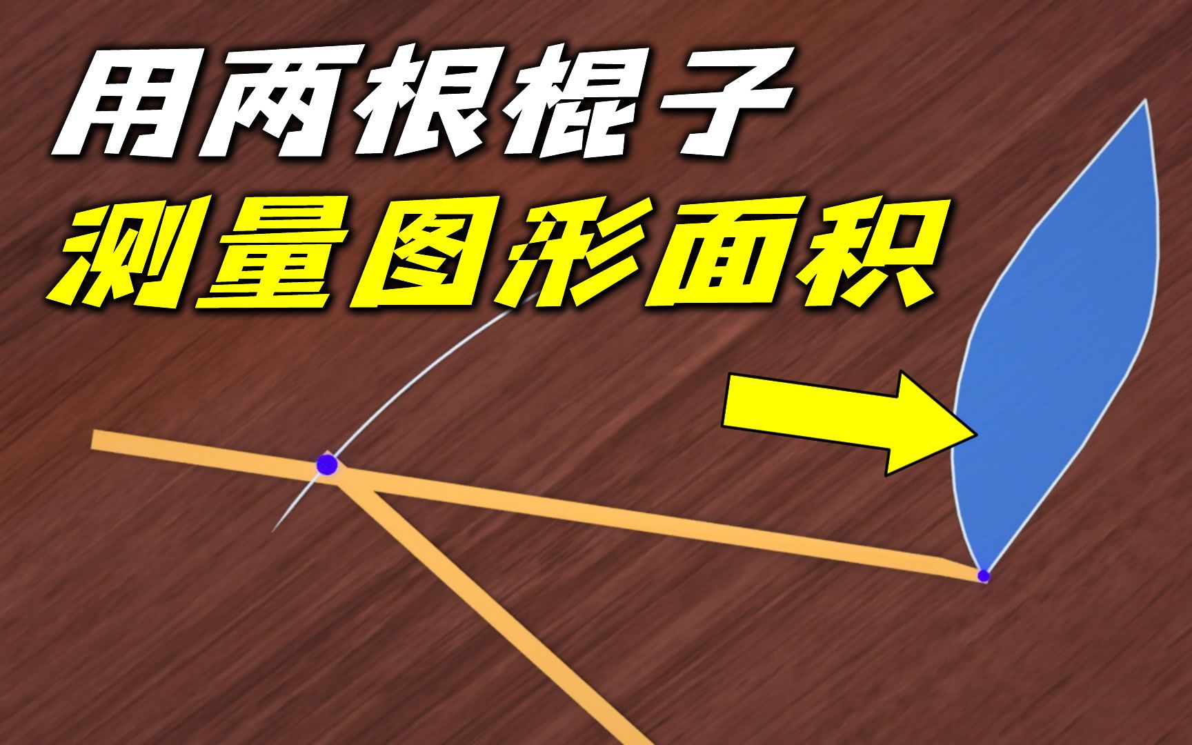 怎样用2根棍子测量图形的面积?揭秘构思巧妙的求面积神器哔哩哔哩bilibili