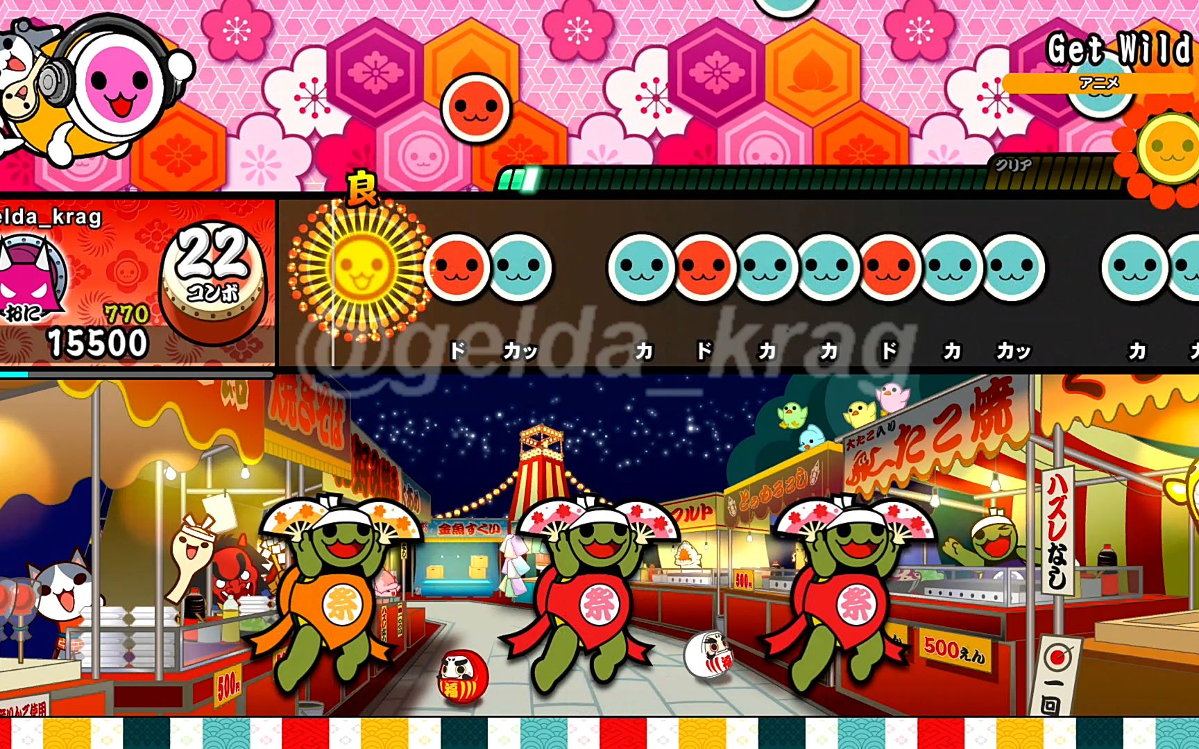 【太鼓达人ns2】get wild 全良