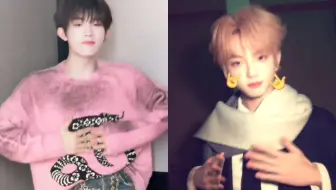 【苏新皓+穆祉丞】《Boy in Luv》手势舞同屏对比，两个可爱的小男孩