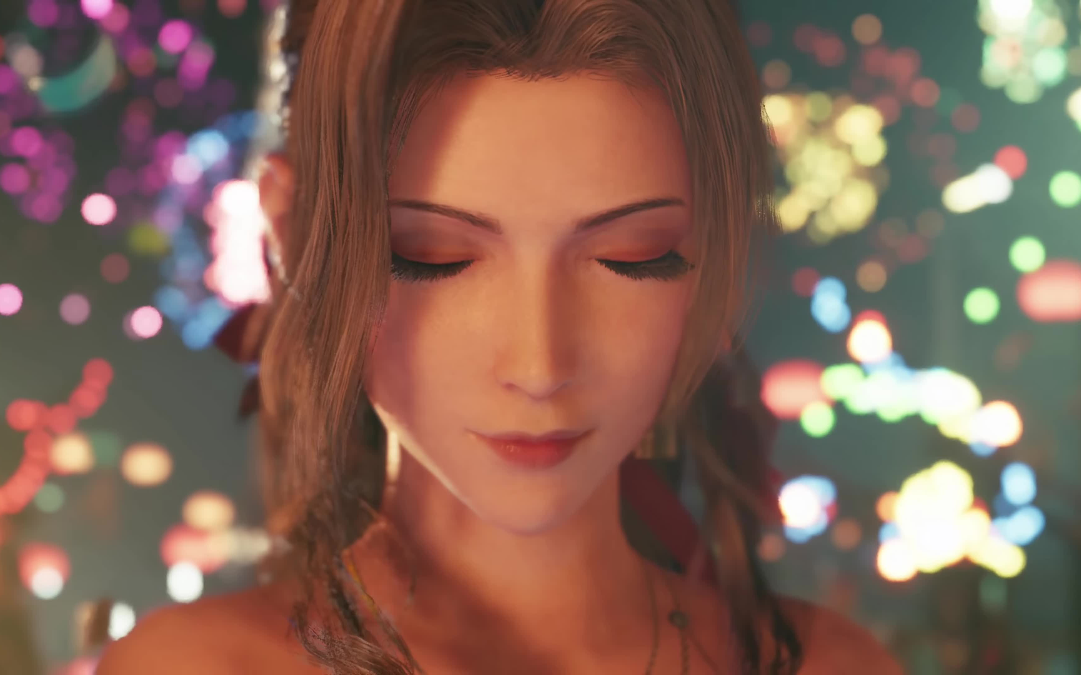 [图]真4K版爱丽丝回眸一笑All Aerith's Dress Introductions - Final Fantasy 7 REMAKE