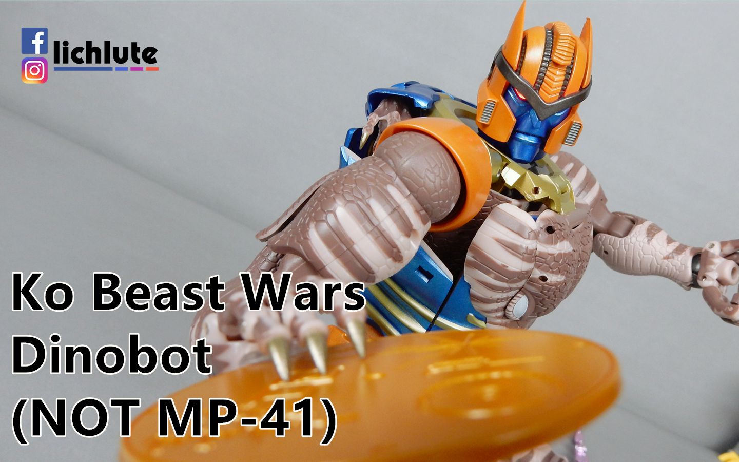 [图]超稀有！难得被正版ko的ko？胡服骑射的非常规变形金刚 Ko Beast Wars Dinobot (NOT MP-41) 高仿 魔龙 恐龙勇士