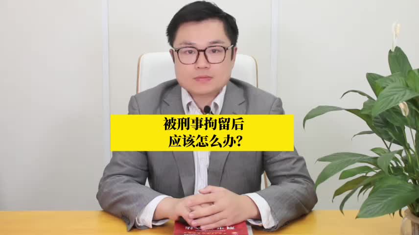 被刑事拘留后应该怎么办?哔哩哔哩bilibili