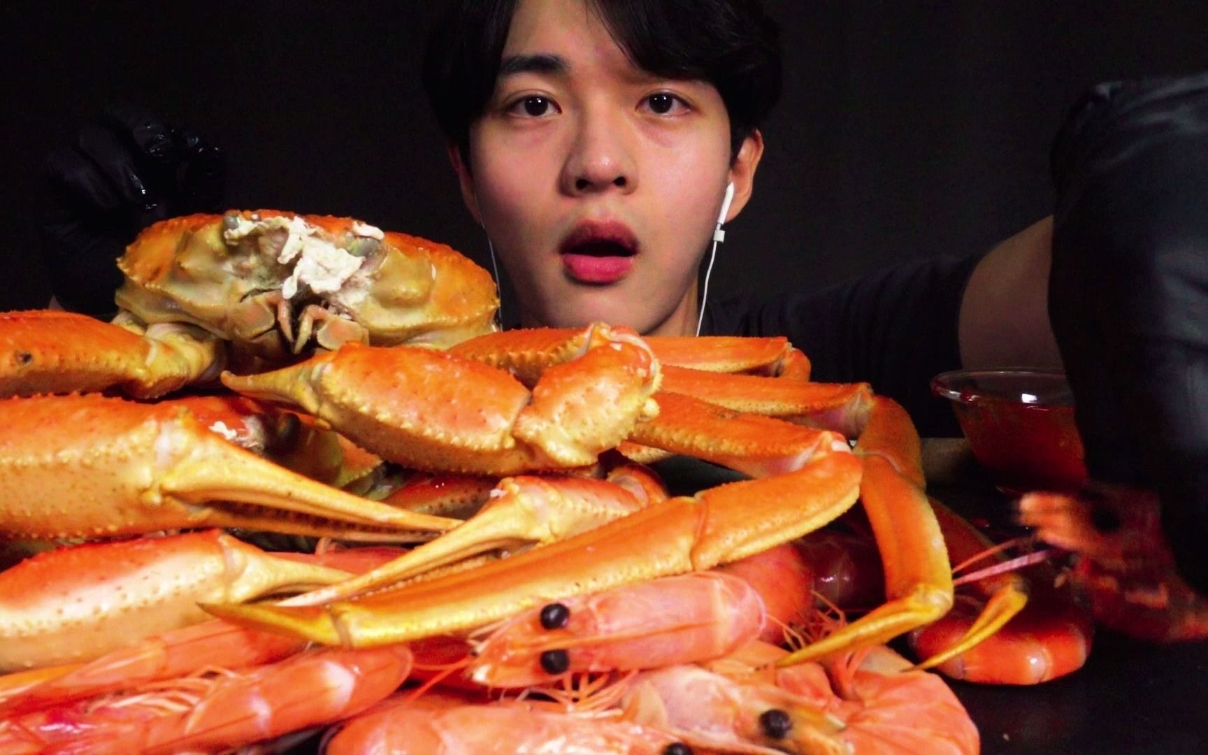 【chan sori] 吃播 吃大螃蟹_哔哩哔哩 (゜-゜)つロ 干杯~-bilibili