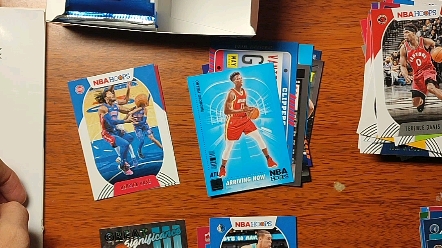 2021帕尼尼nba球星卡hoopsretail一盒下半场