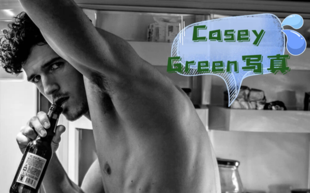 欧美男模帅哥型男Casey Green写真哔哩哔哩bilibili