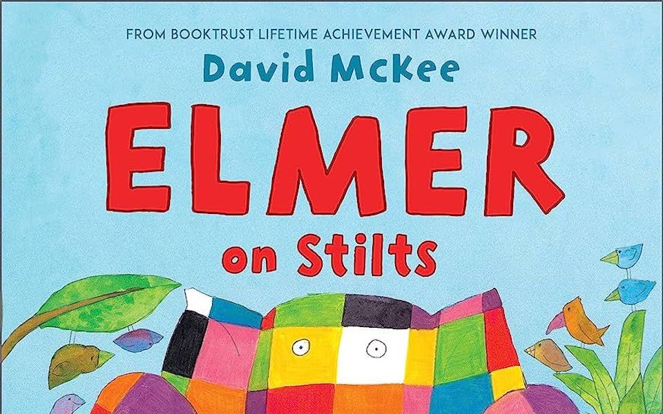 【英语】《花格子大象艾玛走高跷 elmer on stilts》儿童英语绘本故事