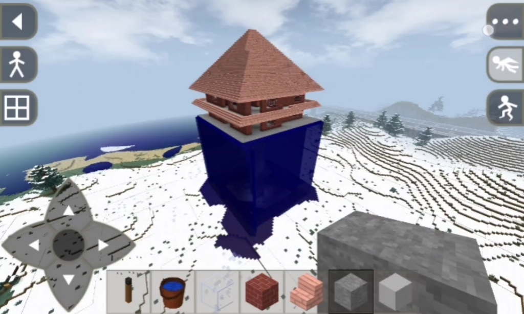 生存战争2:在离大桥不远的地方,建造一座柱子别墅