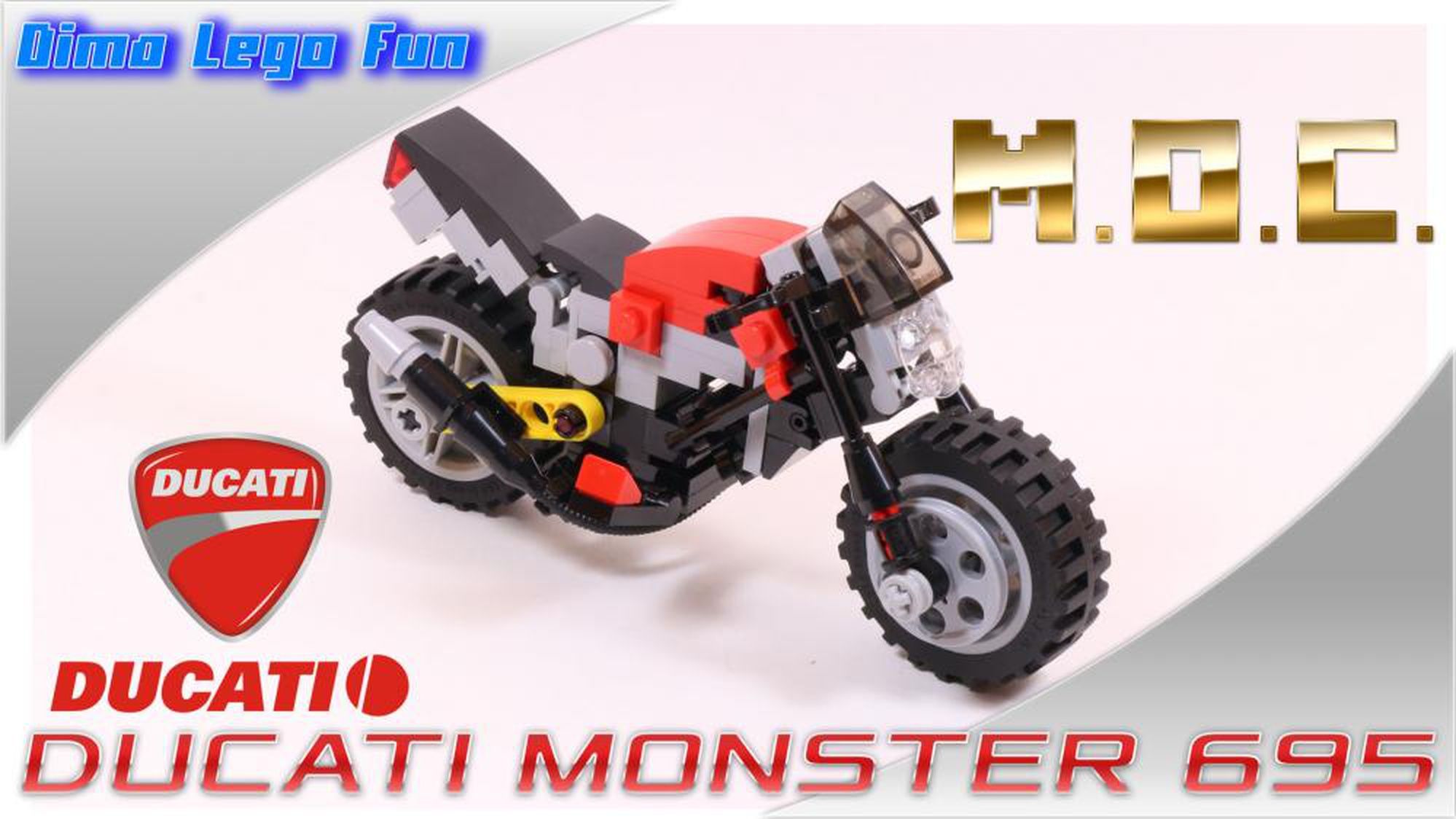 【RB】MOC4418 Ducati Monster 6951【Zagdima】[2016](112 pcs)哔哩哔哩bilibili