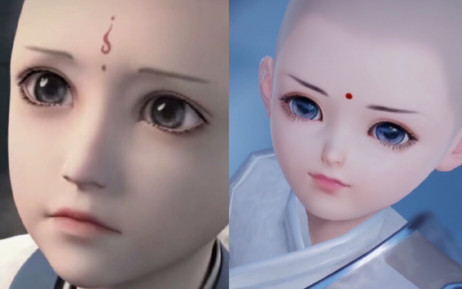 【一梦江湖捏脸】小和尚数据《少年歌行》小无心