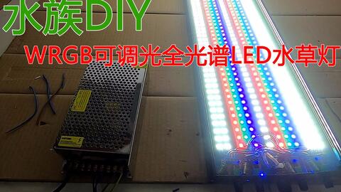 Diy 90cm大功率wrgb可调光全光谱led水草灯 Bilibili新星计划 哔哩哔哩 Bilibili