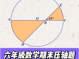 Download Video: 六年级数学期末压轴题