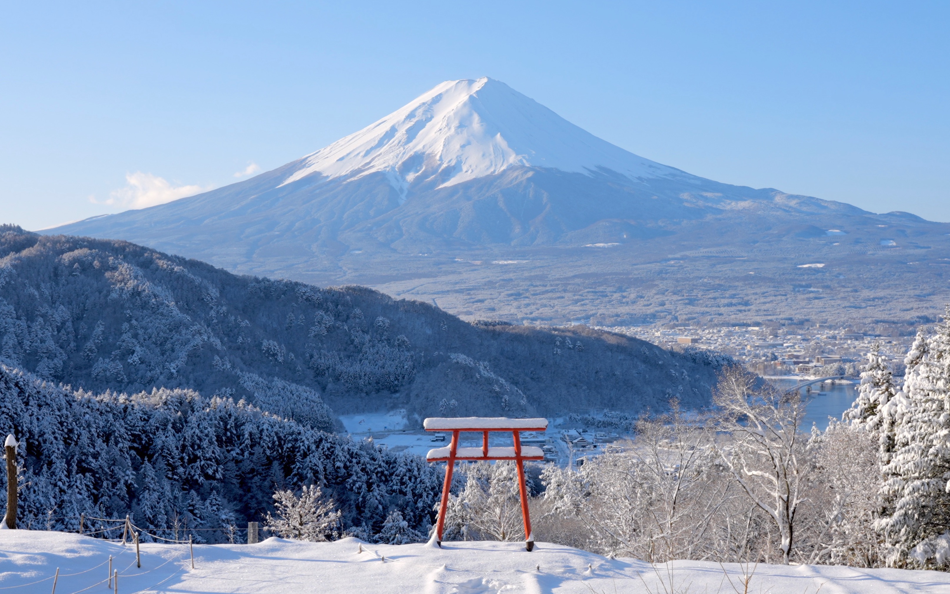 富士山壁纸平板图片