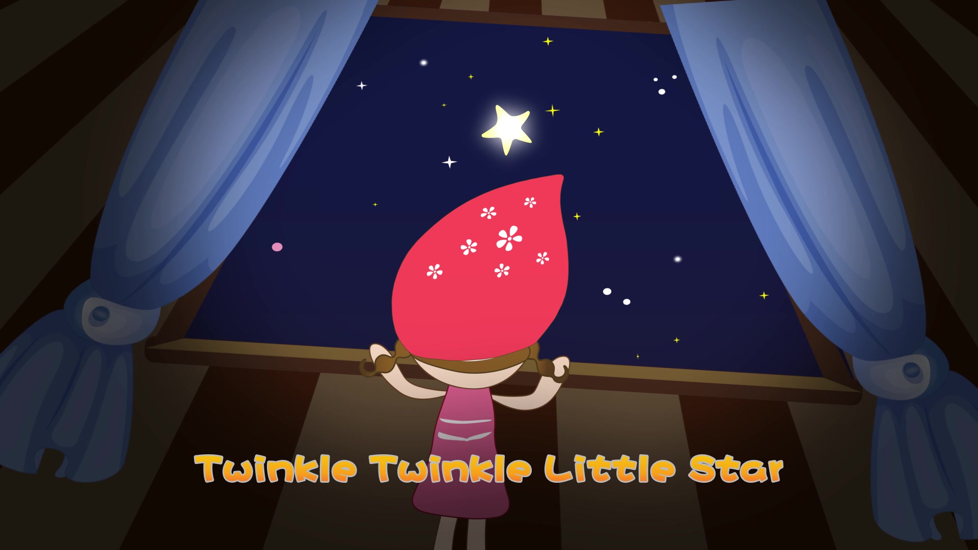 [图]Twinkle Twinkle Little Star（小星星）###英文儿歌，听音乐，学英语，孩子成长好帮手