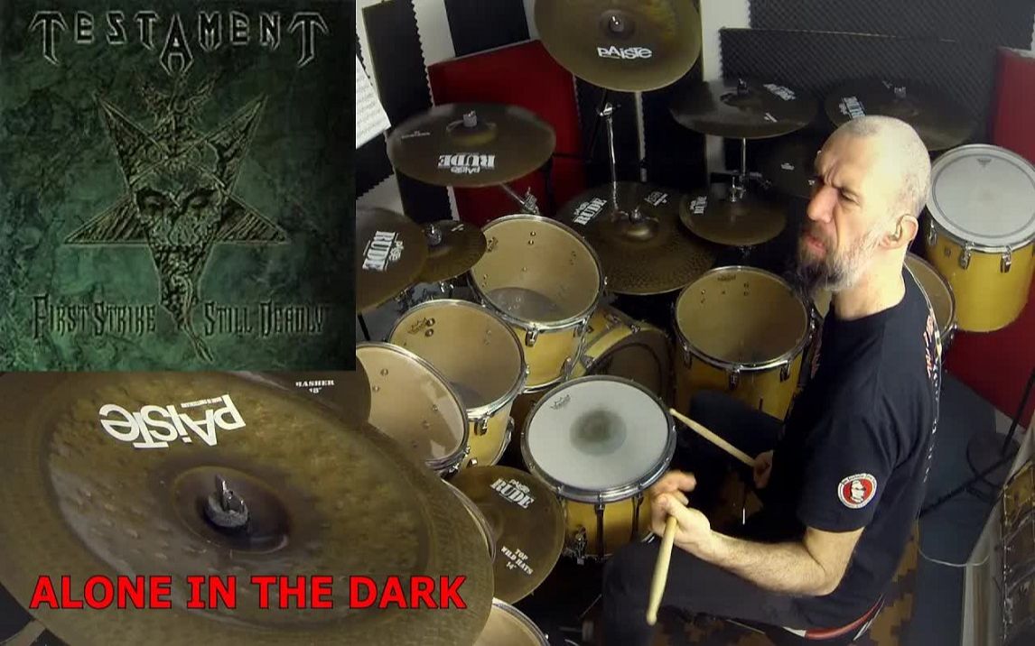 [图]Edo Sala - Testament - "Alone in the Dark" - Drum Cover