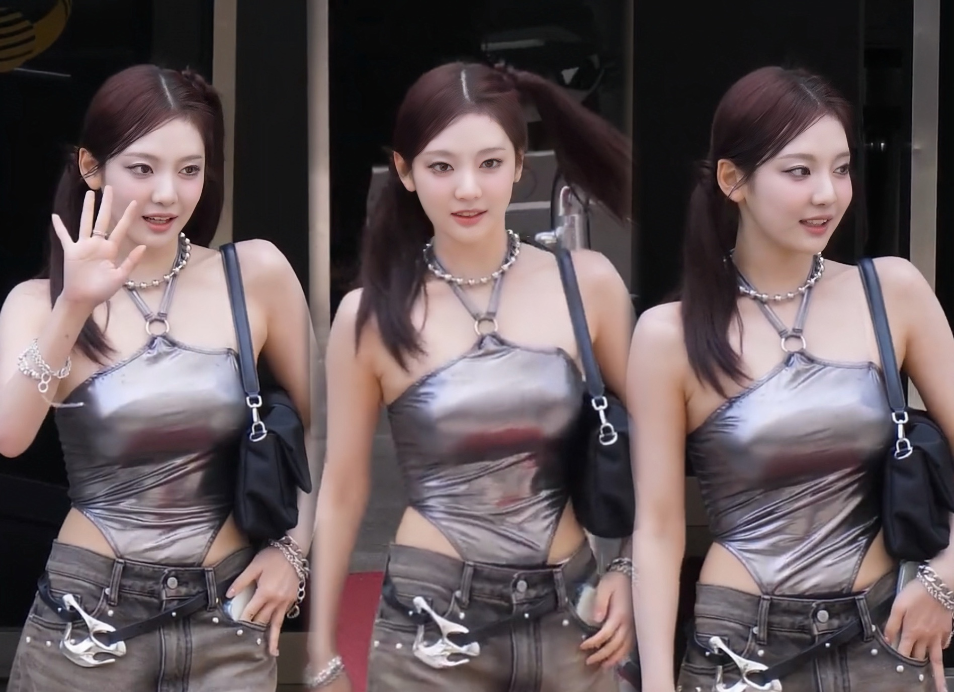 高低双马尾!鬼马精灵宁宁的音银下班路,好可爱!