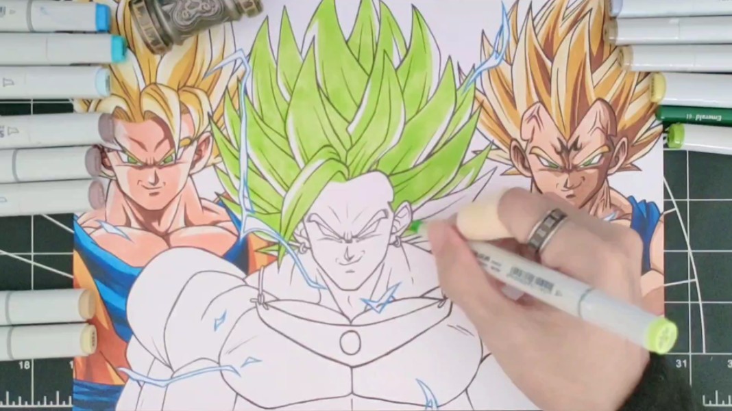 手绘超级赛亚人2